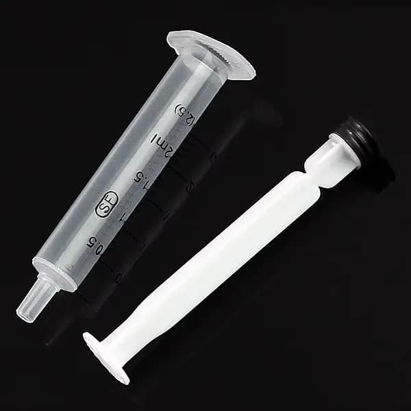 Seringue à nutriments liquides de 2.5ml, outils de mesure réutilisables, seringue en plastique pour