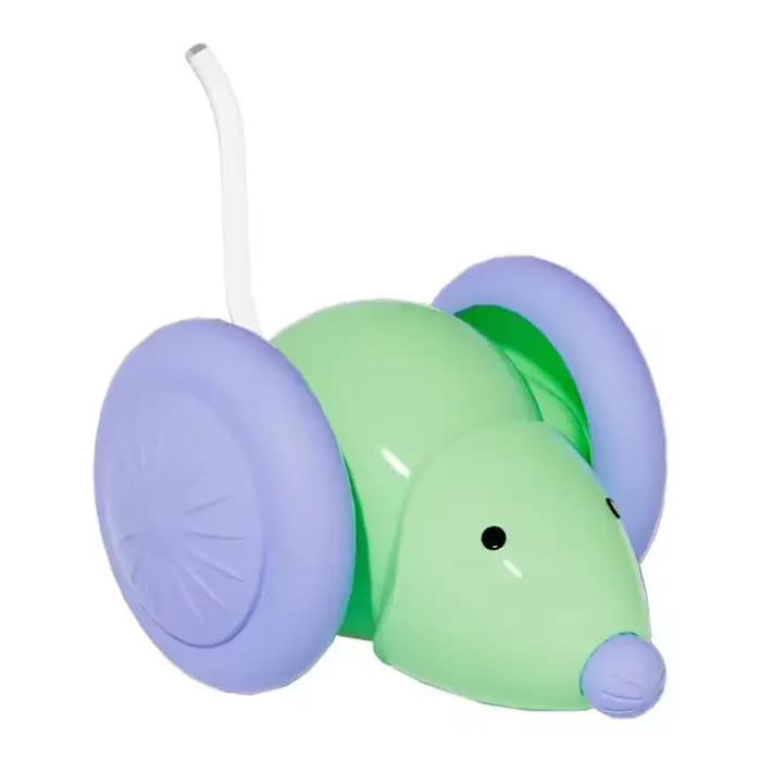 Jouet pour chat électrique interactif en forme de souris, à mouvement automatique, pour l'auto-entre