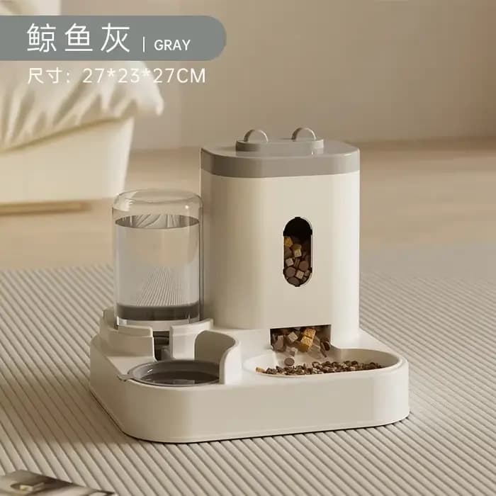 Mangeoire automatique bol de nourriture pour chien et chat avec fontaine d'eau grande capacité distr