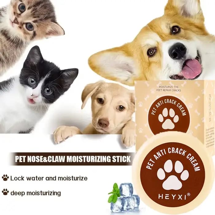 Crème hydratante anti-fissures pour animaux de compagnie, soin des griffes et du nez pour animaux de