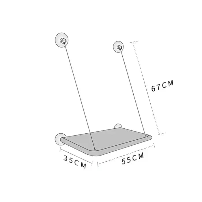 Hamac suspendu pour chat, 20KG, lit pour chat, roulement confortable, fenêtre ensoleillée, siège, ca