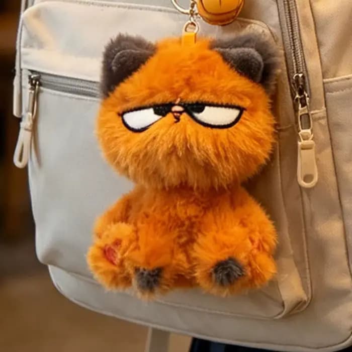 Nouvelle Peluche Chat Orange Douce et Créative, Pendentif Chaton, Jouet Décoratif pour la Maison, Ca