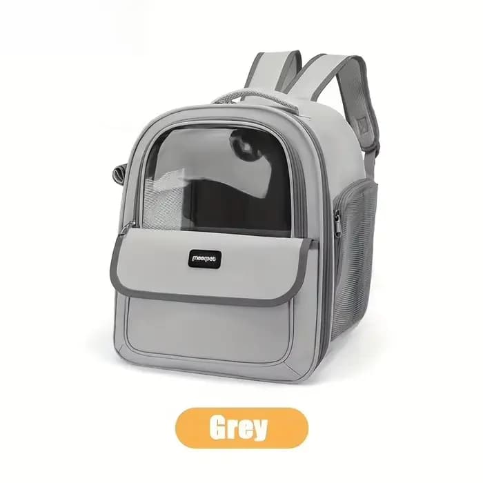 Grand sac à dos pour animaux de compagnie, pour chats et chiens, capsule transparente respirante pou