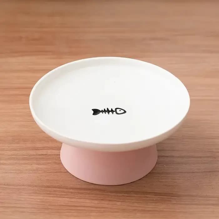 Bol pour chat bols pour animaux de compagnie en céramique bol pour chien chat plat assiette de nourr