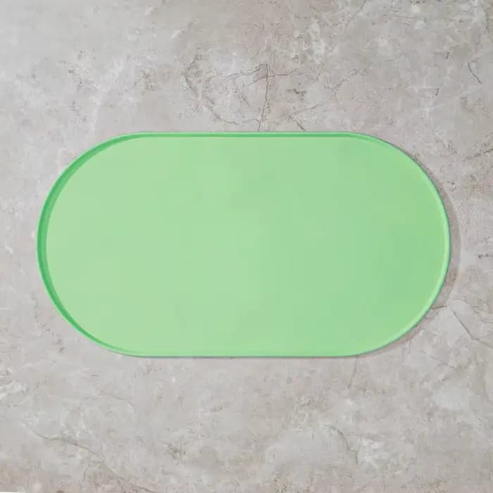 Tapis d'alimentation pour chat avec design antidérapant et imperméable, compatible avec les bols pou