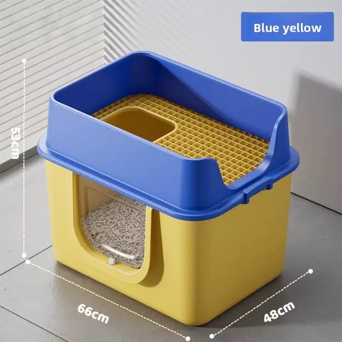 Litière automatique autonettoyante haut de gamme pour chat, grande, fermée, anti-odeur, anti-éclabou