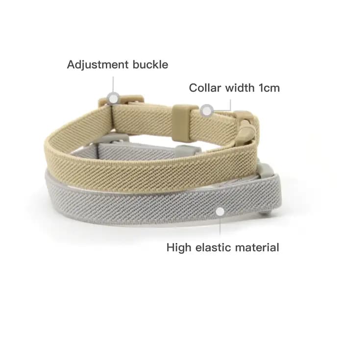 Collier de sécurité mignon pour chat, colliers élastiques extensibles, collier pour chaton léger à l
