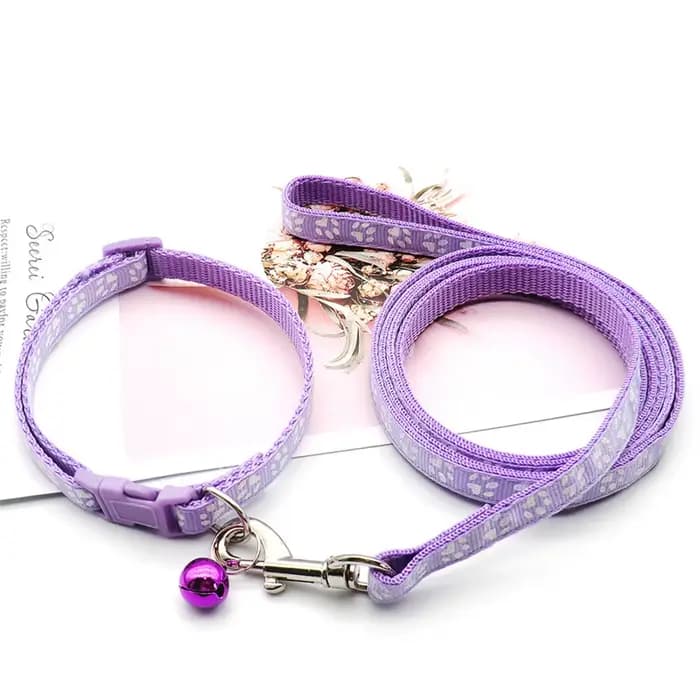 Corde de Traction pour animaux de compagnie, 1.2M, imprimé patte de chien, mignon, plusieurs couleur
