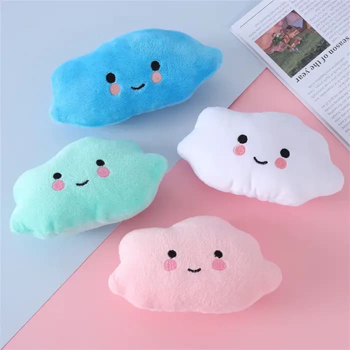 4 pièces/paquet jouet en peluche pour animaux de compagnie drôle jouet à mâcher pour animaux de comp