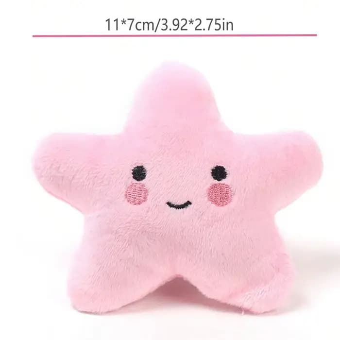Pentagramme en peluche pour chiot, jouets grinçants pour petits et moyens chiens, mâcher agressifs e