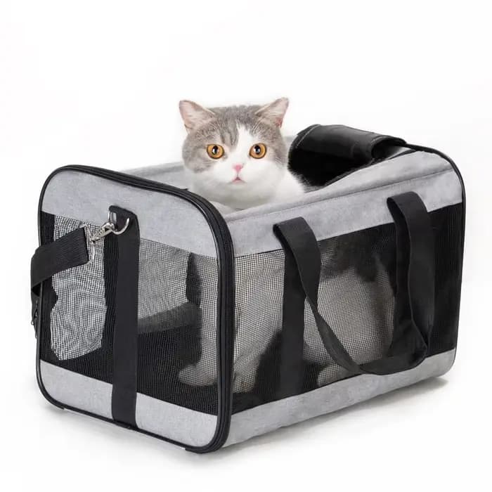 Sac de transport pour animaux de compagnie, portable, pour transport extérieur, à une épaule, respir