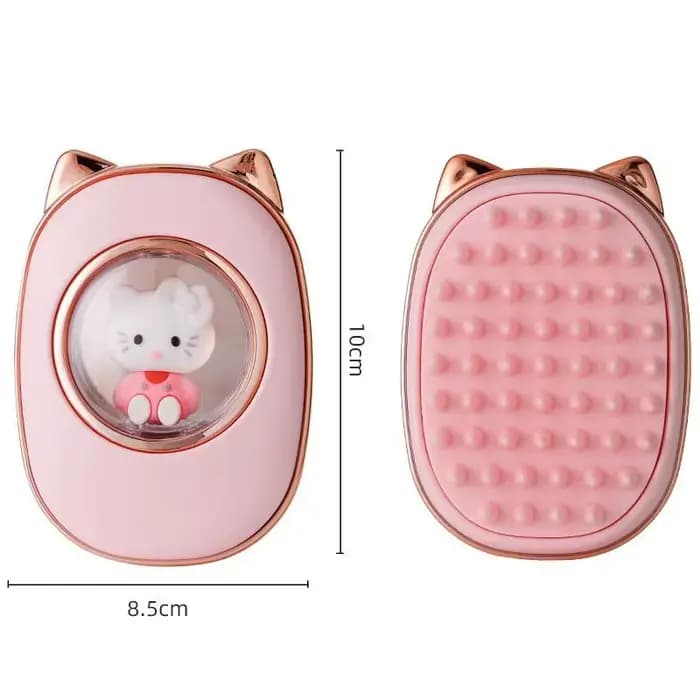 Brosse à vapeur 3 en 1 pour chat, outil de toilettage pour poils d'animaux, fourniture pour perdre a