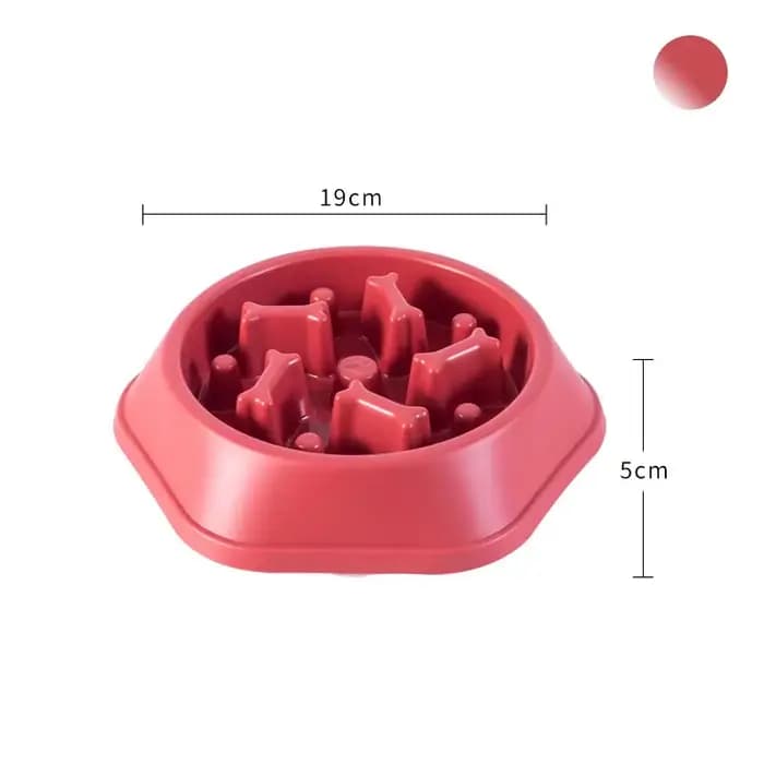 Produit pour animaux de compagnie bol de nourriture pour animaux de compagnie en plastique pour os b