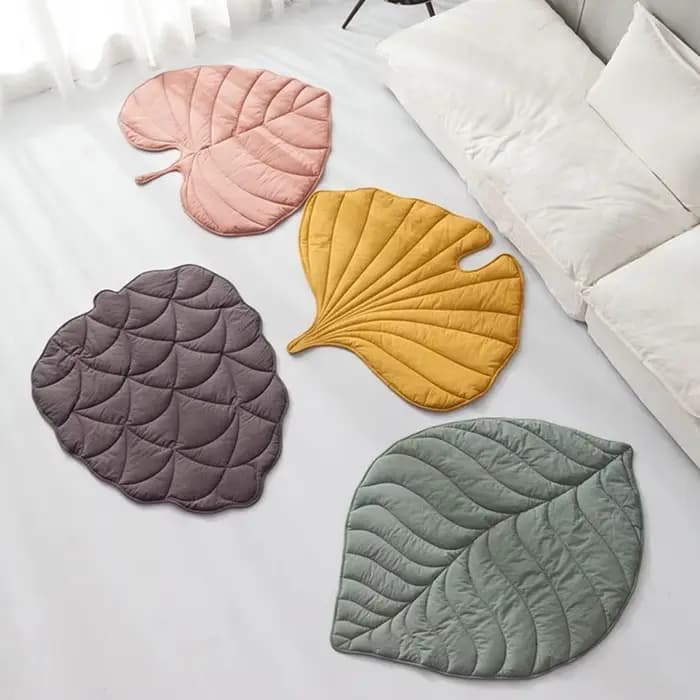 Tapis de feuilles rafraîchissantes pour chien, tapis d'été pour chiens, couverture pour chat, canapé