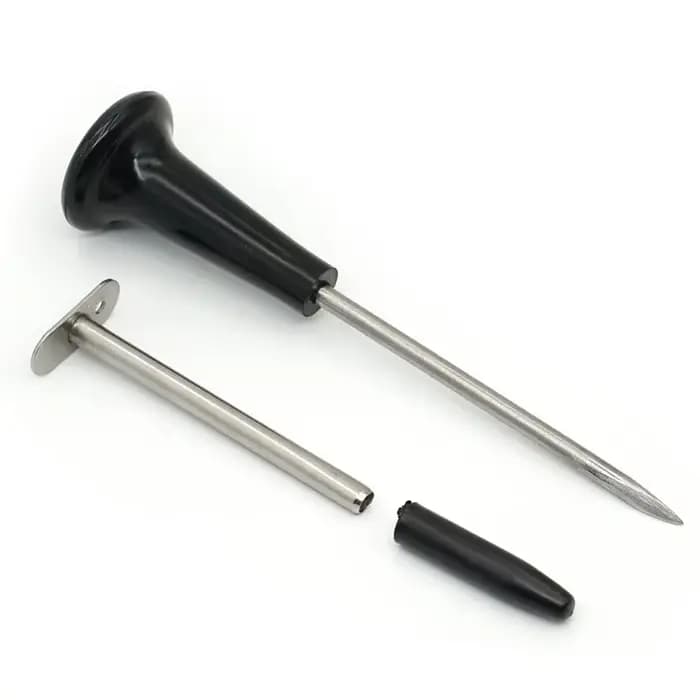 1 ensemble d'aiguilles de dégonflage en acier inoxydable pour bétail, mouton, Rumen, vache, ventre,
