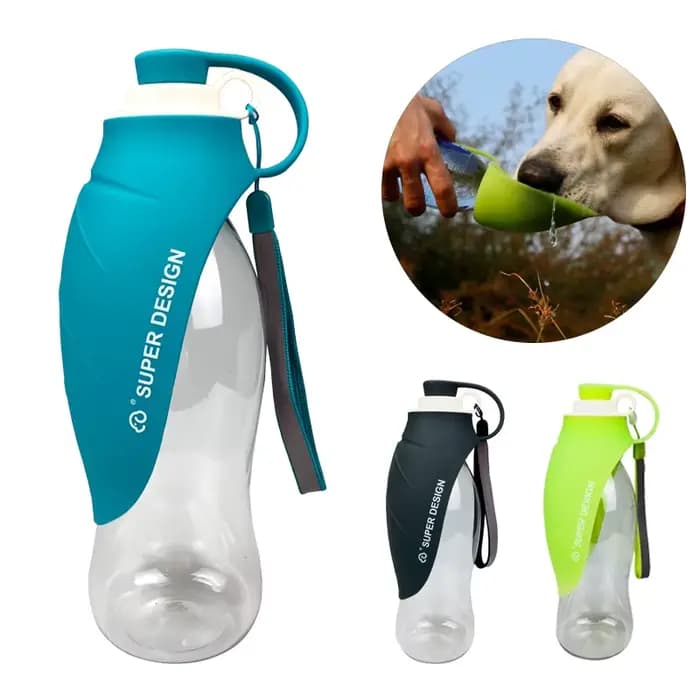Bouteille d'eau Portable de Sport en Silicone pour chien, bol de voyage pour chiot et chat, distribu