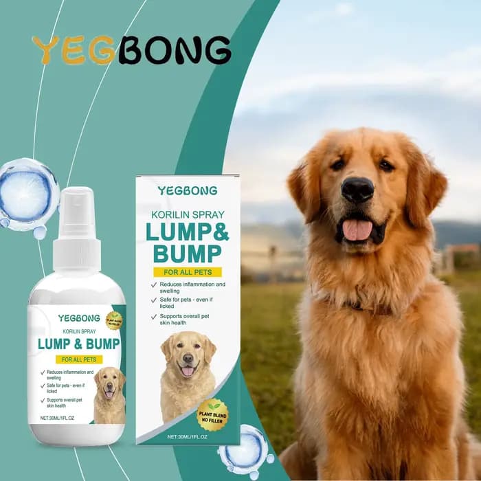 YEGBONG Spray de soin hypoallergénique pour la peau des animaux de compagnie, soulagement apaisant d