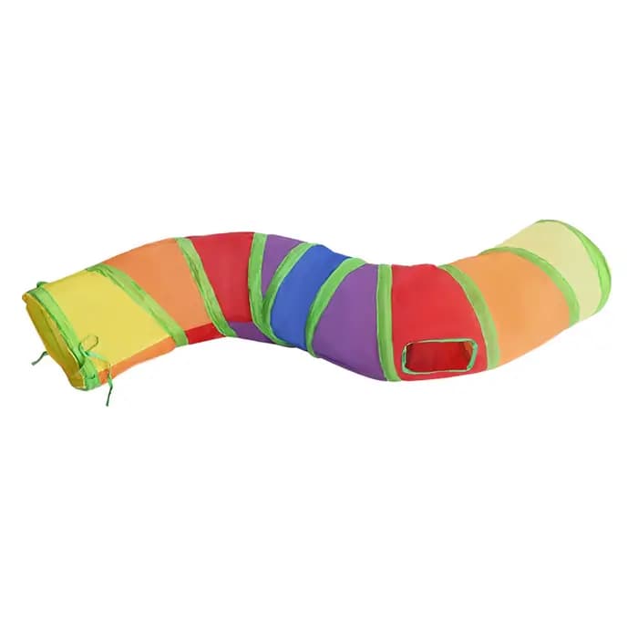 Tube Tunnel pliable pour chat, jouets d'entraînement pour chaton, jouet interactif amusant, Tunnel e