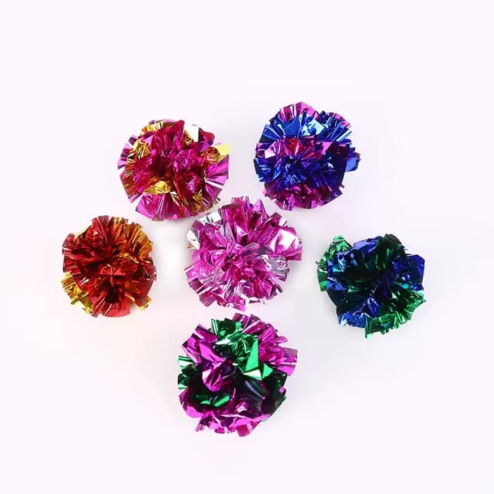 Boule de papier sonnerie de 5.5cm, 10 paquets, jouets pour animaux de compagnie, produits interactif