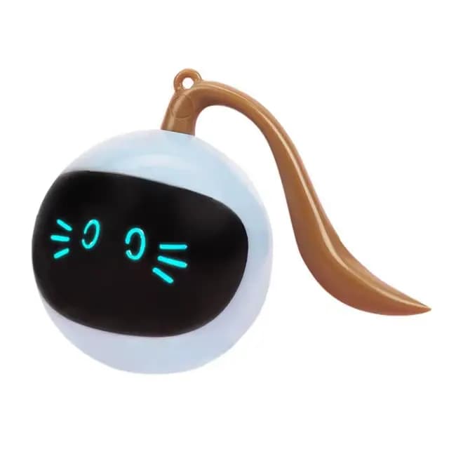 Jouet intelligent automatique pour chat, balle de saut électrique interactive USB, jouet auto-rotati