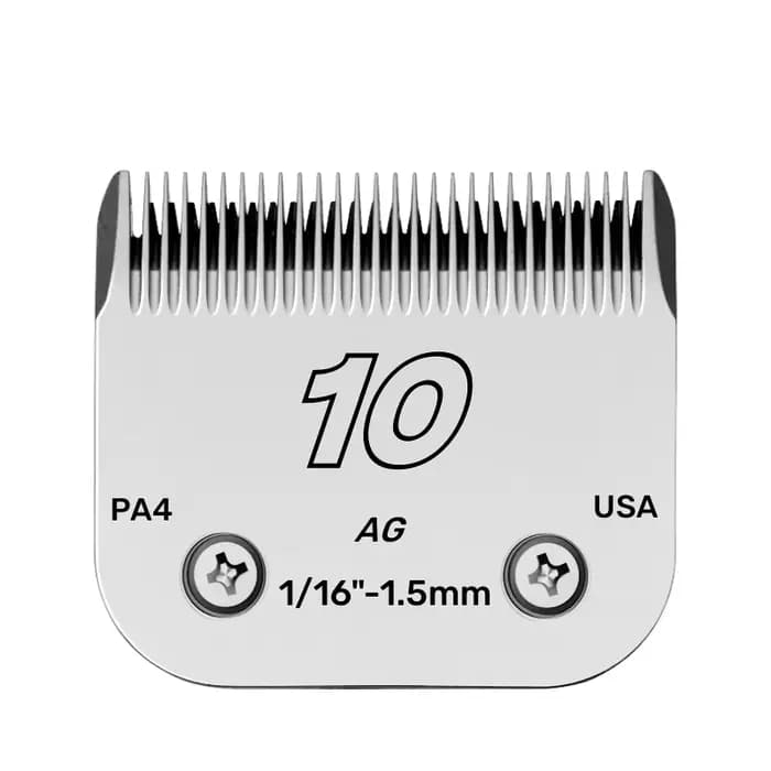 10 # Lame en acier détachable pour tondeuse pour animaux de compagnie, compatible avec Ainds, Oste