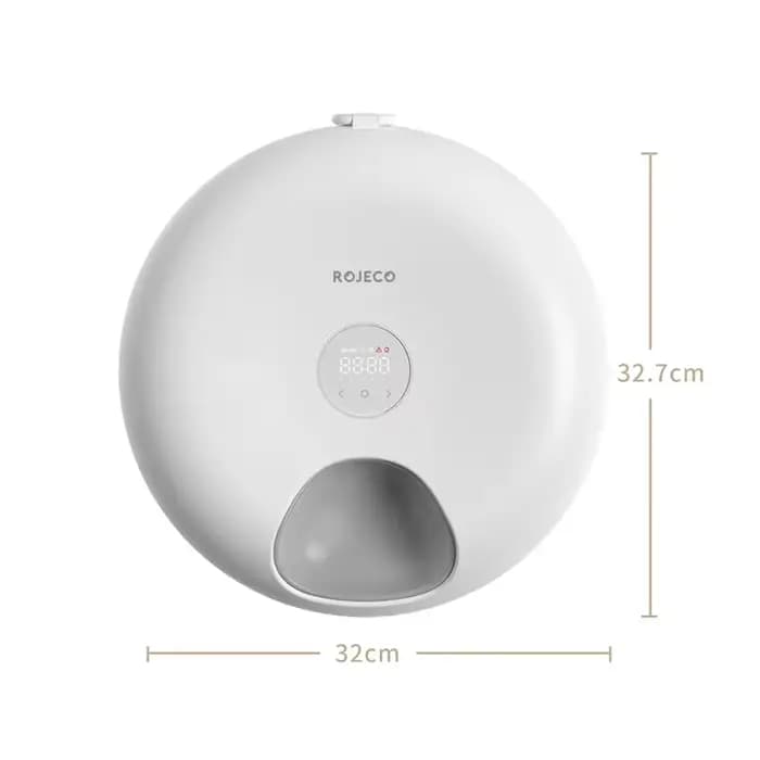 ROJECO Mangeoire automatique intelligente pour animaux de compagnie, distributeur de nourriture pour