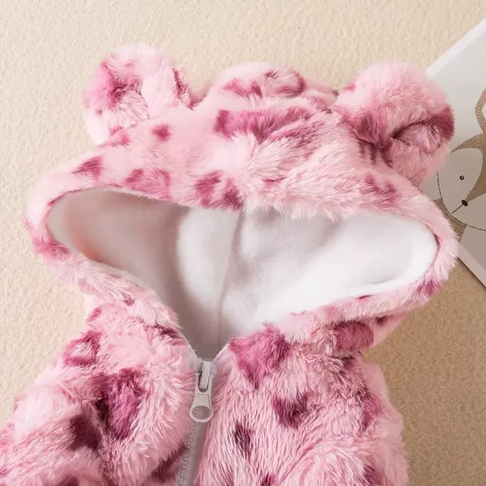 Vêtements d'hiver pour chiens de compagnie, polaire chaude, sweat à capuche, léopard, manteau, veste