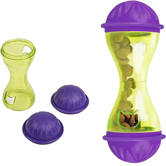 Distributeur de nourriture pour chat, souris, gobelet de nourriture interactif, distributeur de nour