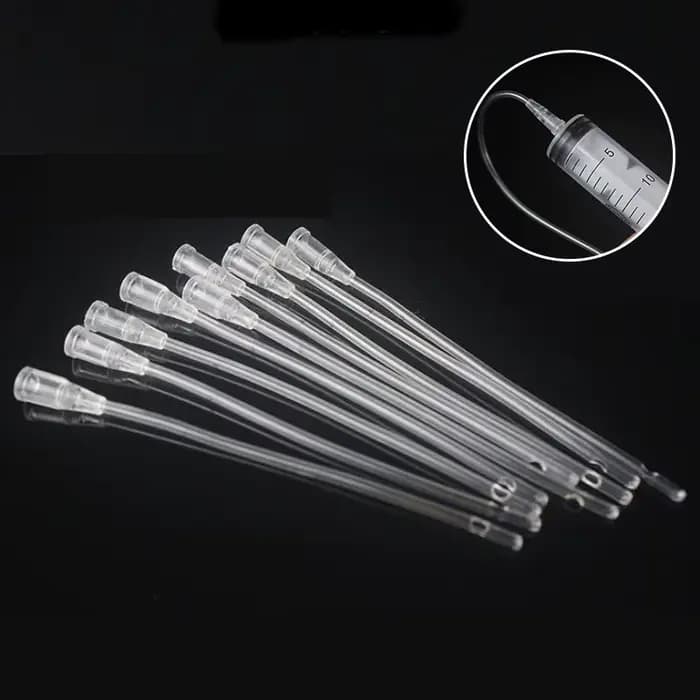 10 pièces PVC mangeoire canule pointe injectable doux animal de compagnie chiot chaton oiseau perroq