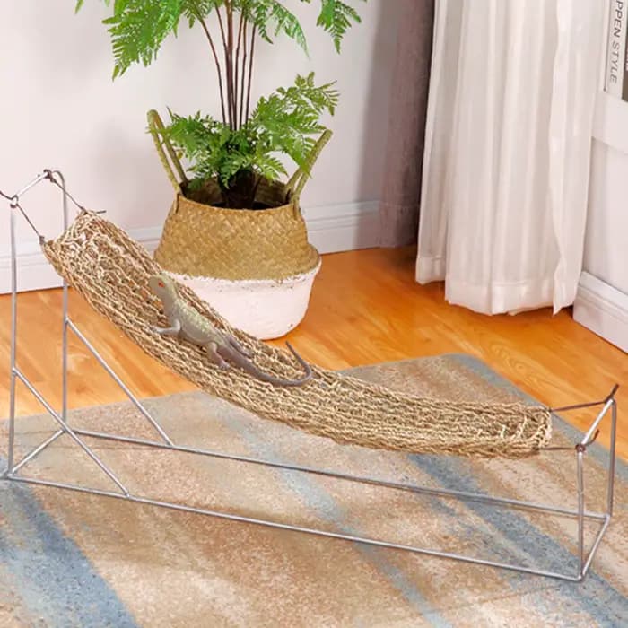 Hamac pour Reptile, décoration de Terrarium pour chaise longue lézard, petits crabes ermites, lit Ge