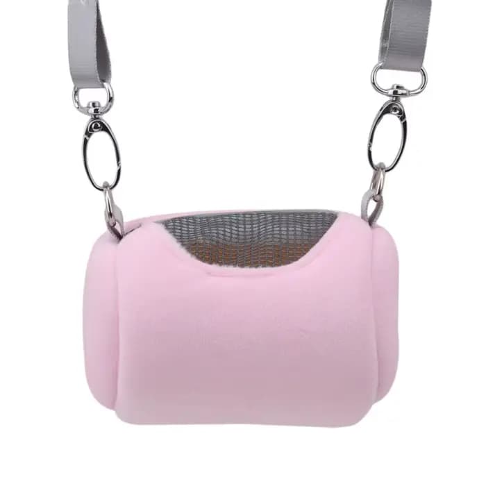 Cage pour animaux de compagnie, accessoires de corps croisé, conception de cylindre, maison douce et