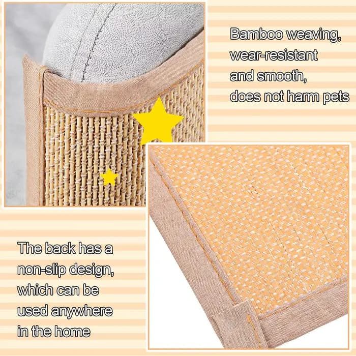 Tapis de protection contre les rayures pour chat, grattoir pour chat, arbre à gratter, tapis de cana