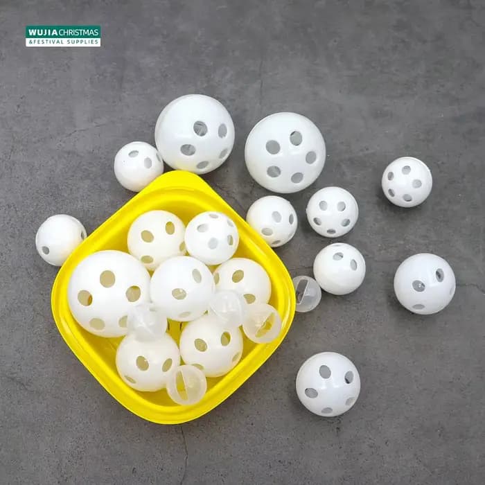 30/50/100 pièces hochet en plastique cloche balle couineur fabricant de bruit insérer chien jouet co