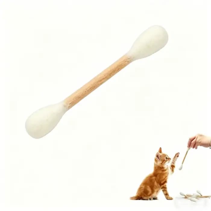 Jouet créatif géant en forme de coton-tige à la catnip pour chat, lot de 6, bâton durable pour chato