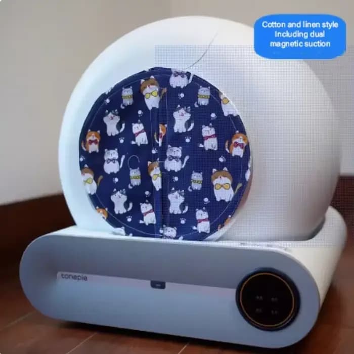 Rideau de porte anti-odeur et anti-poussière pour bassin pour chat, pour bac à litière automatique p