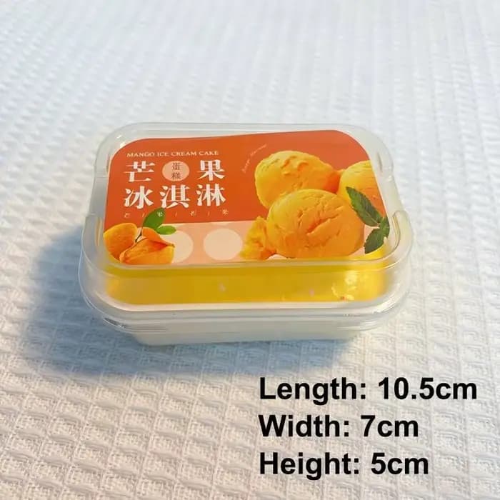 Jouet Squishy Gâteau Glacé 1 Pièce à Remontée Lente, Amusant et Anti-Stress pour la Relaxation