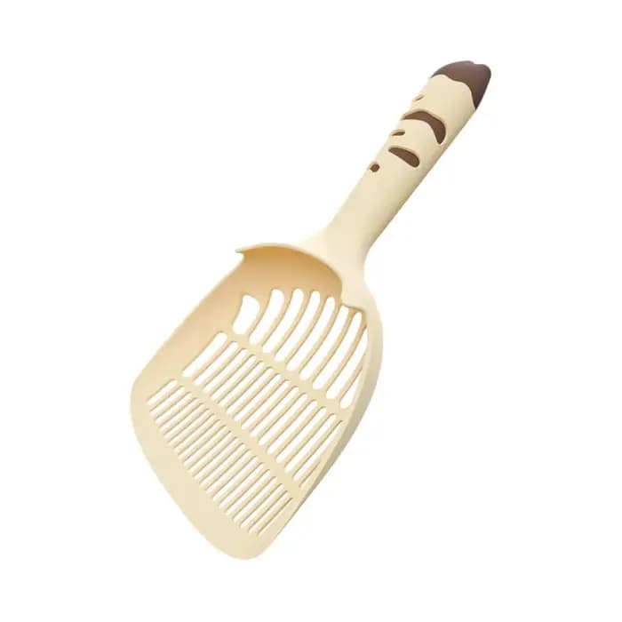 Pelle à litière pour chat, pelle en plastique pour toilettes pour animaux de compagnie, artefact de