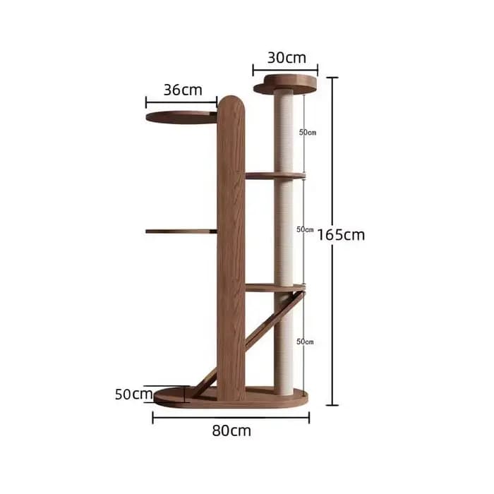 Cadre d'escalade pour chat, Villa pour animaux de compagnie, arbre pour chat intégré, Capsule spatia