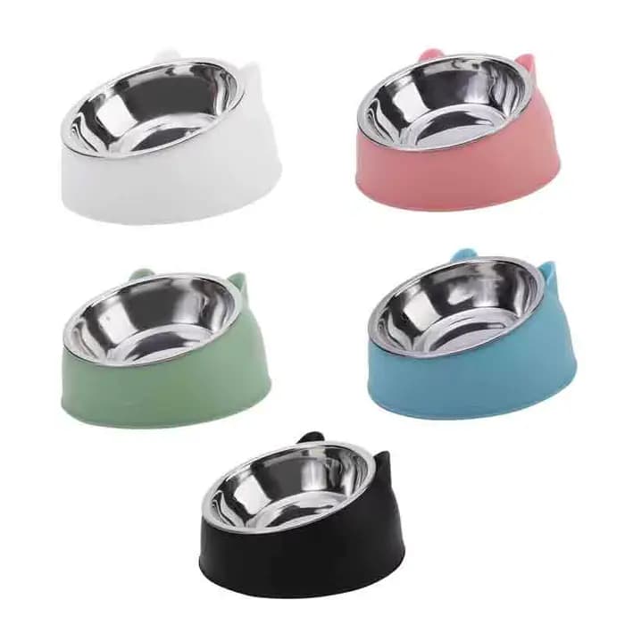 Bols surélevés de 100ml pour chats et chiens, 15 bols pour animaux de compagnie, base coordonnante p