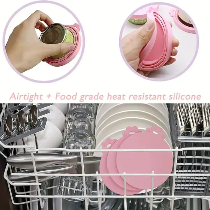 Couvercles et couvercles universels en Silicone sans BPA pour canettes de nourriture pour animaux de