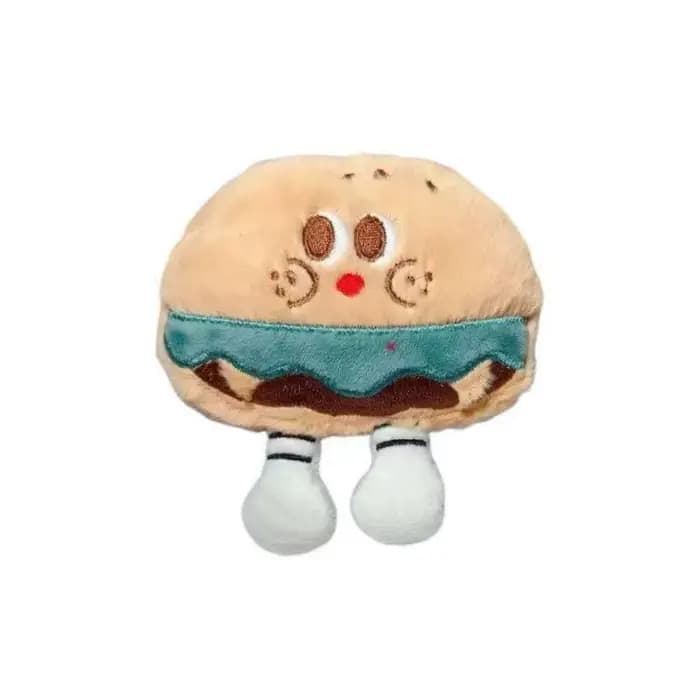 Jouets en peluche couineurs pour chiens, ensemble de jouets à mâcher mignons en forme de nourriture