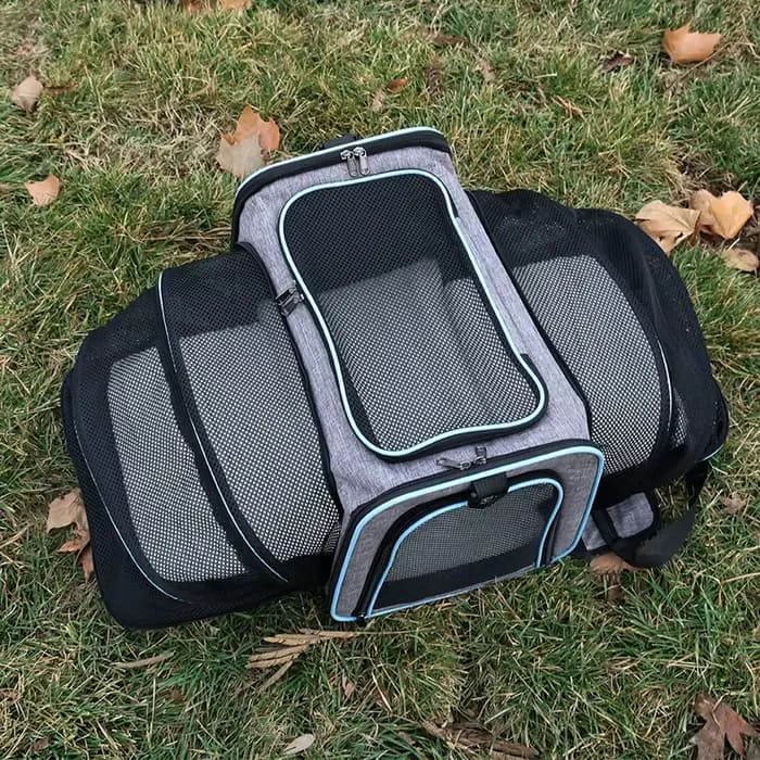 Sac de transport pour animaux de compagnie pliable petit chien Charter transportant chat sac d'exten