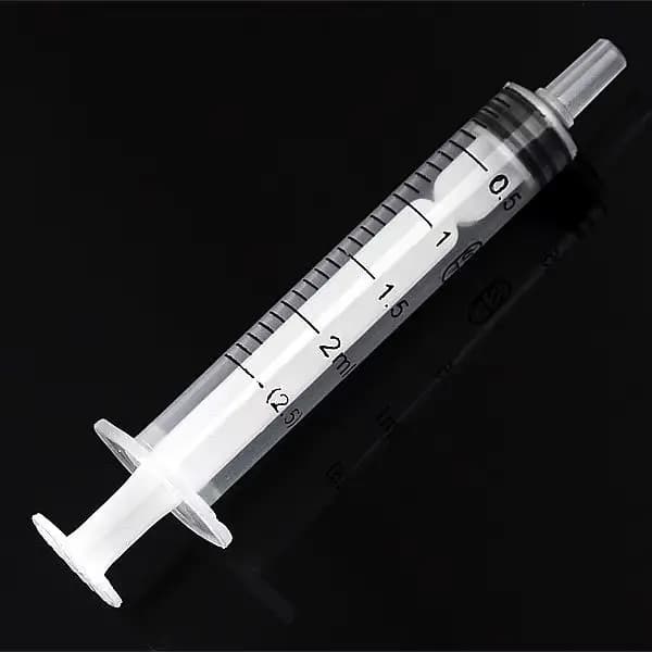 Seringue à nutriments liquides de 2.5ml, outils de mesure réutilisables, seringue en plastique pour