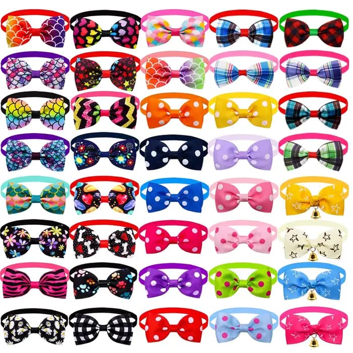20 pièces accessoires pour chiens noeud papillon pour chien en vrac collier pour chien noeud papillo