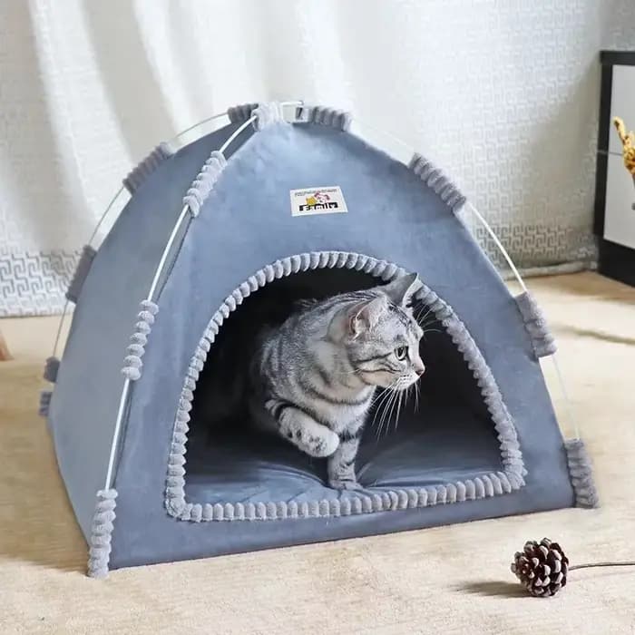 Tente pour chat, grotte, cabane, maison de sommeil pour chaton, chiot, parc, panier, niche pour chat