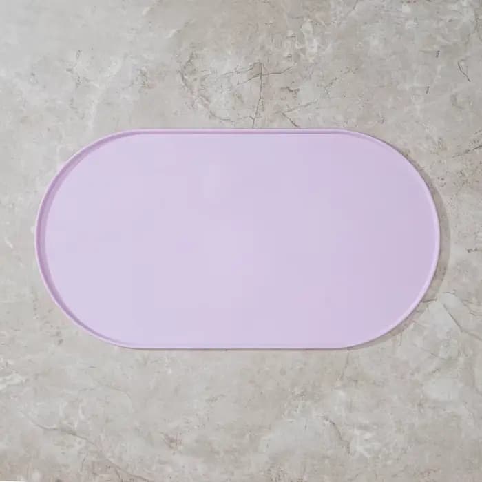 Tapis d'alimentation pour chat avec design antidérapant et imperméable, compatible avec les bols pou