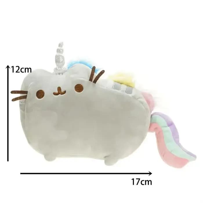 Peluche de chat simulé, jouet en peluche, chat d'anime, décoration douce pour la maison, décoration