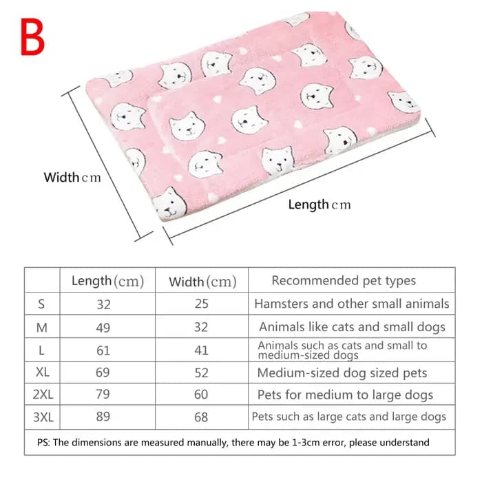 Tapis pour animaux de compagnie en flanelle, lit pour chien et chat, tapis de couchage épais, couver