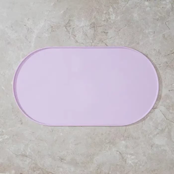 Tapis d'alimentation pour chat avec design antidérapant et imperméable, compatible avec les gamelles