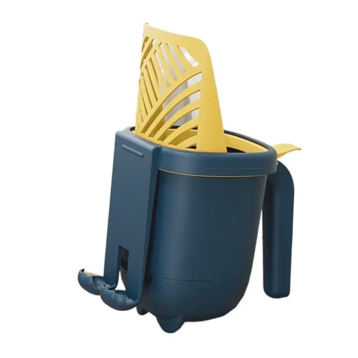 Pelle à litière pour chat avec filtre, autonettoyante, grande capacité, pour bac à litière, avec poi